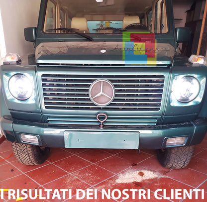 MERCEDES G W463 COPPIA FARI ANTERIORI FULL LED CON LUCI DIURNE 6000K BIANCO