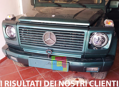 MERCEDES G W463 COPPIA FARI ANTERIORI FULL LED CON LUCI DIURNE 6000K BIANCO