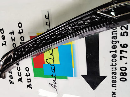 VW POLO AW1 REAR DIFFUSER UNDER BUMPER RLINE DESIGN