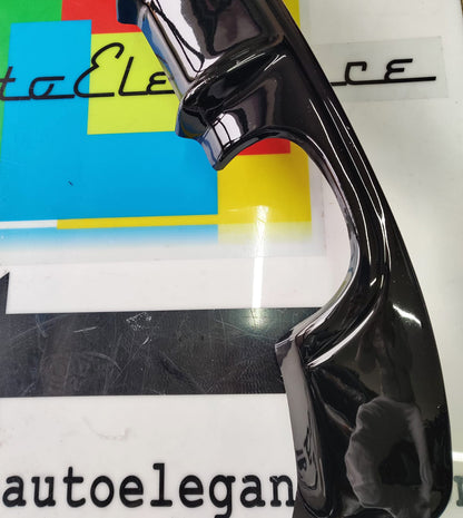 SEAT IBIZA 6J 2008-2016 5 PORTE DIFFUSORE POSTERIORE FR LOOK NERO ABS / PLASTIC