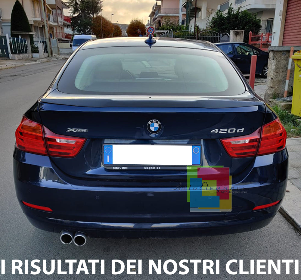 BMW SERIE 4 F36 GRAN COUPE 2014+ SPOILER POSTERIORE COFANO ABS / PLASTIC LOOK M4 AUTOELEGANCERICAMBI