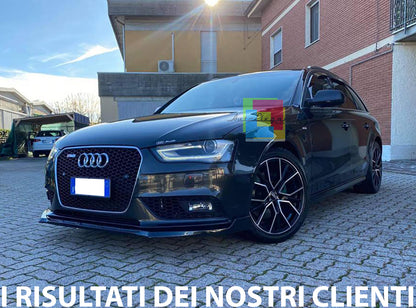 AUDI A4 B8 2012-2015 facelift SPLITTER SPOILER SOTTO PARAURTI ANTERIORE IN ABS AUTOELEGANCERICAMBI