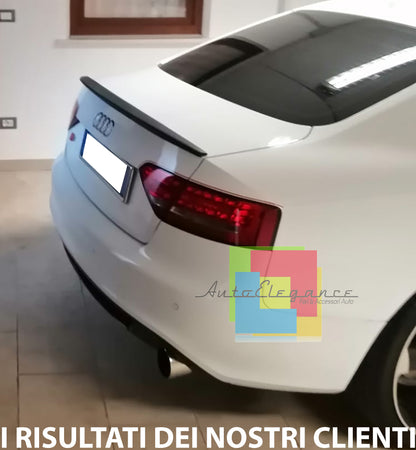 AUDI A5 COUPE 2007-2014 SPOILER POSTERIORE ALETTONE SUL COFANO LOOK S5 SLINE .- AUTOELEGANCERICAMBI