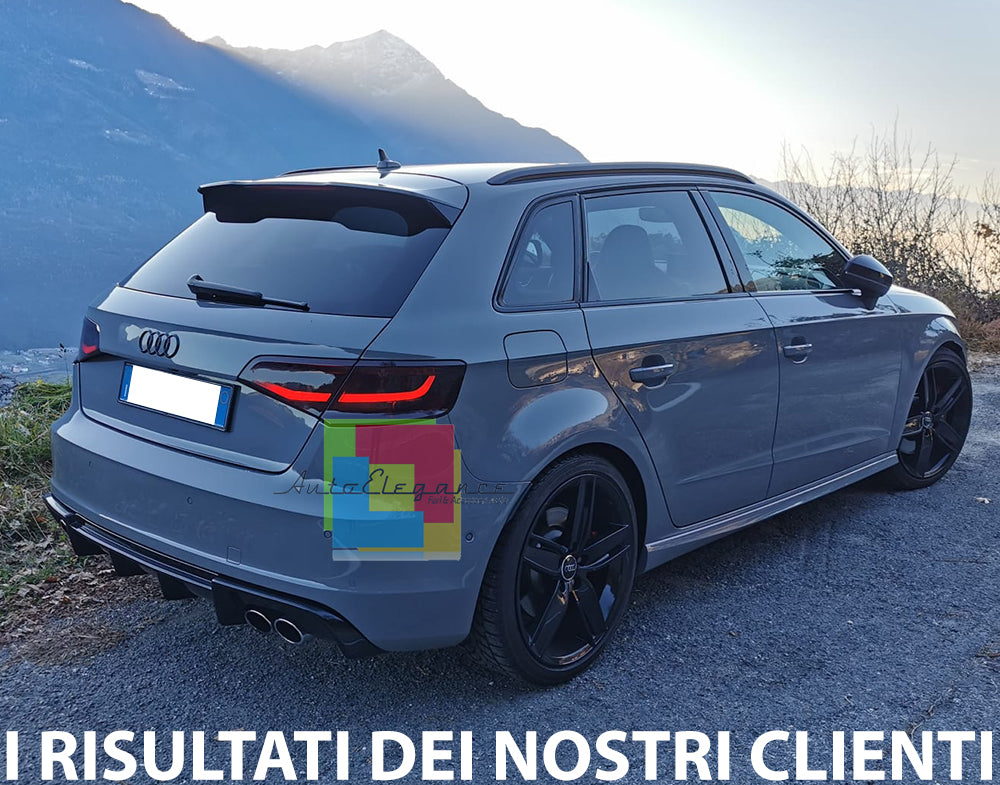 AUDI A3 8V SPORTBACK 2012-2015 DIFFUSORE POSTERIORE PARAURTI SLINE - S3 RS3 AUTOELEGANCERICAMBI