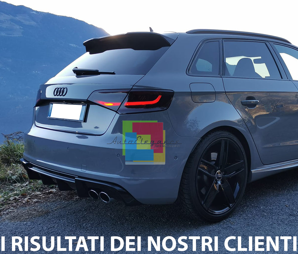 AUDI A3 8V SPORTBACK 2012-2015 DIFFUSORE POSTERIORE PARAURTI SLINE - S3 RS3 AUTOELEGANCERICAMBI