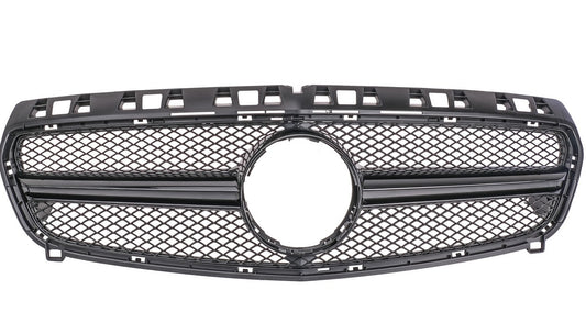 BLACK FRONT GRILLE FOR MERCEDES A-CLASS W176 2015+ AMG GRILLE