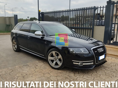 SPOILER ANTERIORE AUDI A6 4F 04-08 AVANT BERLINA SOTTO PARAURTI LOOK SLINE S6