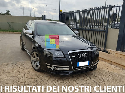 SPOILER ANTERIORE AUDI A6 4F 04-08 AVANT BERLINA SOTTO PARAURTI LOOK SLINE S6