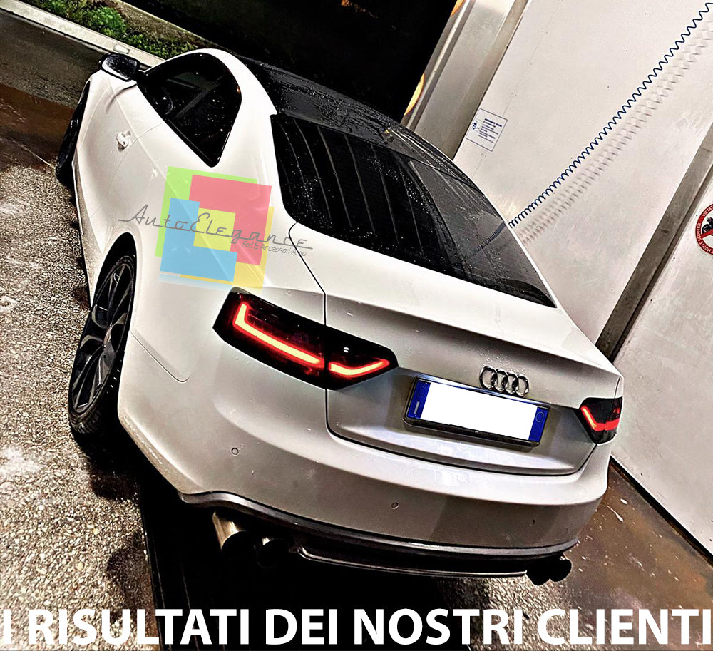 SOTTO PARAURTI S5 PER AUDI A5 COUPE CABRIO 2012-2015 DIFFUSORE POSTERIORE