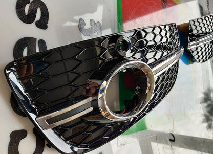 AUDI Q3 8U 2012-2015 GRIGLIE FENDINEBBIA RSQ3 SQ5 DETTAGLI CROMATI NIDO D'APE - AUTOELEGANCERICAMBI