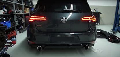 VW GOLF 7 7.5 VII 2012-2019 DYNAMIC LED REAR LIGHTS GTI DESIGN RED