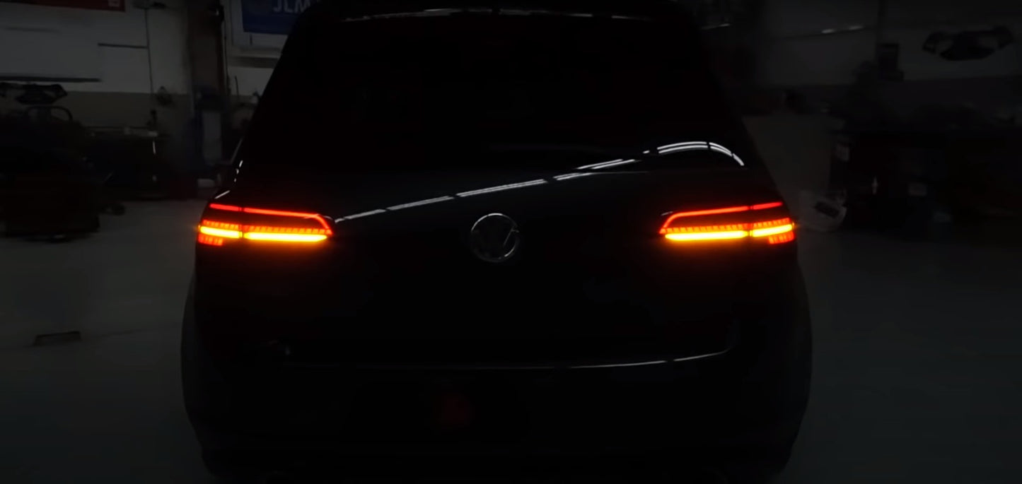 VW GOLF 7 7.5 VII 2012-2019 DYNAMIC LED REAR LIGHTS GTI DESIGN RED