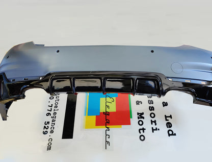 BMW SERIE 4 F32 F33 PARAURTI POSTERIORE LOOK M SPORT M4 DOPPIO SCARICO AUTOELEGANCERICAMBI