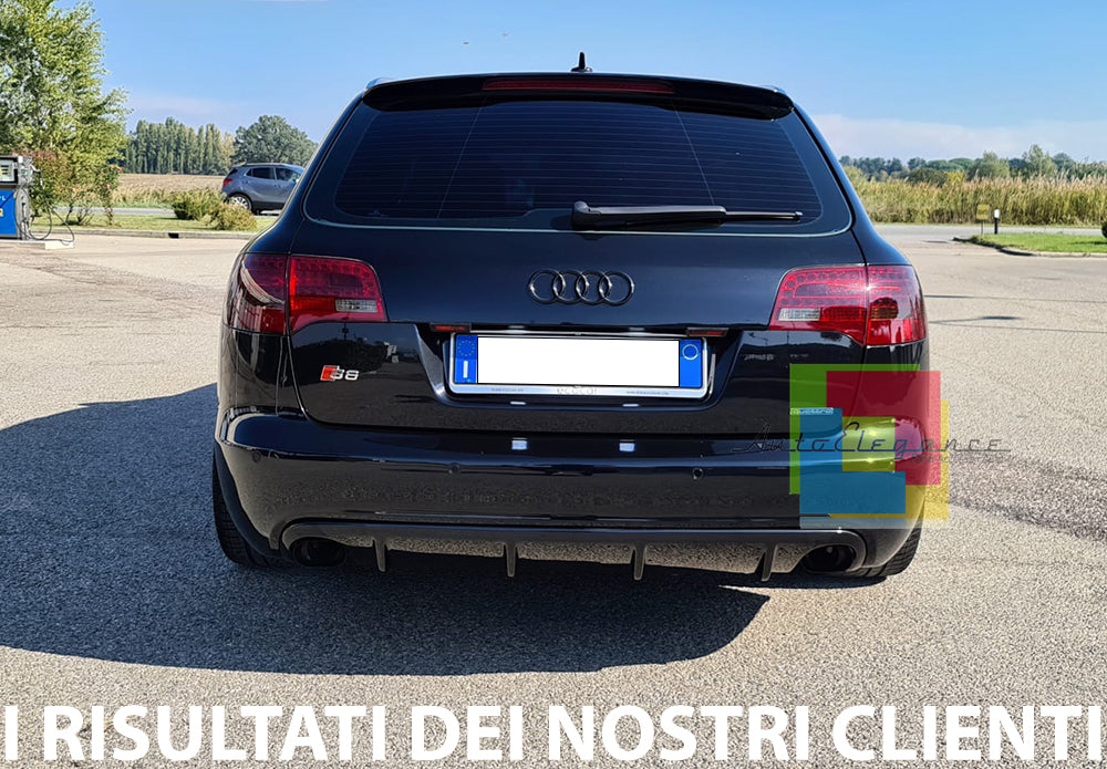 AUDI A6 4F C6 2004 AL 2008 AVANT DESIGN RS6 DIFFUSORE SOTTO PARAURTI AUTOELEGANCERICAMBI