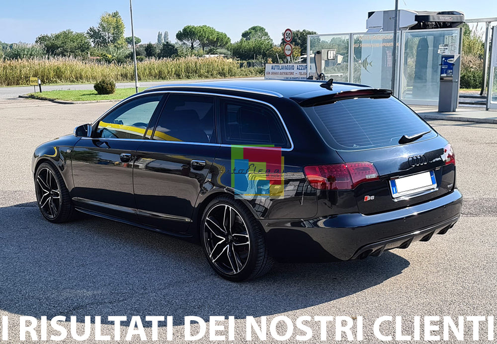 AUDI A6 4F C6 2004 AL 2008 AVANT DESIGN RS6 DIFFUSORE SOTTO PARAURTI AUTOELEGANCERICAMBI