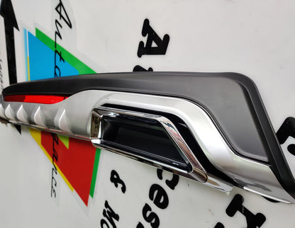 FIAT 500X UNDER BUMPER DIFFUSER RECTANGULAR TIP DIFFUSER ABS SPORT