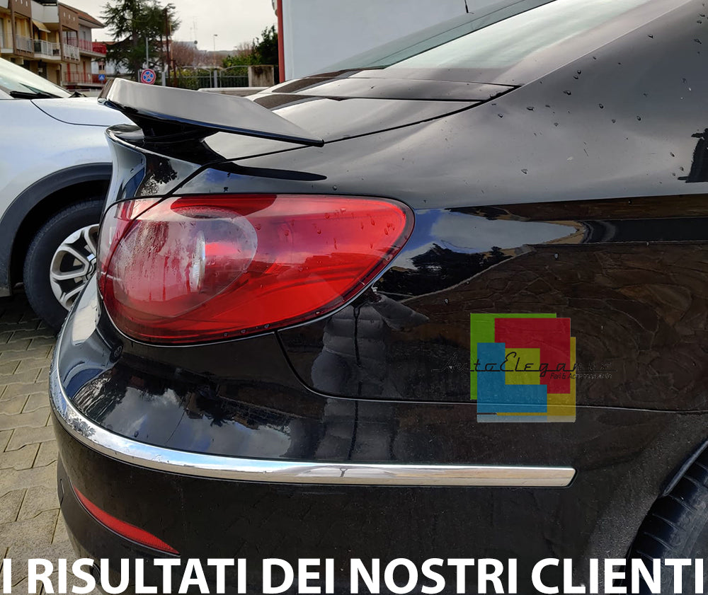 VW PASSAT CC REAR SPOILER BONNET RLINE ABS GLOSS BLACK