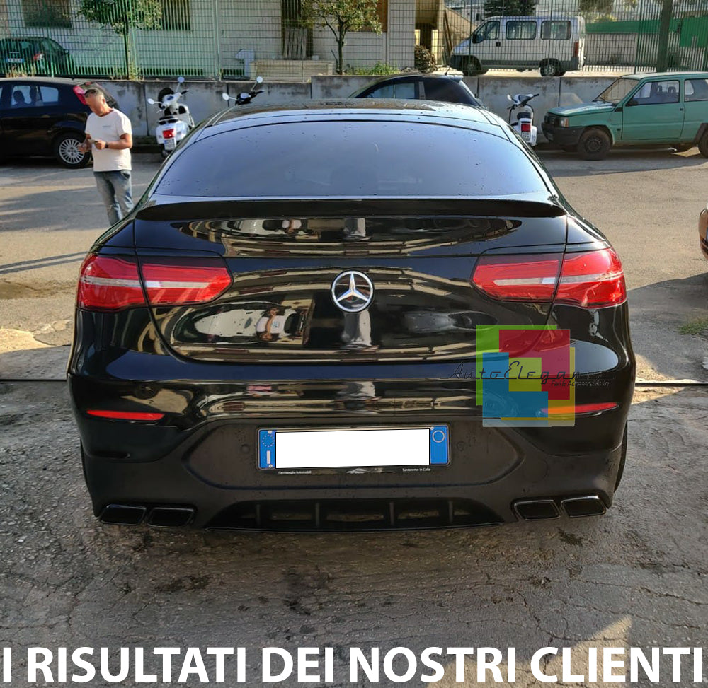 SPOILER POSTERIORE SUL COFANO MERCEDES GLC COUPE C253 2015+ TOP QUALITA' ABS .-