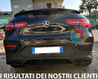 SPOILER AMG POSTERIORE SUL COFANO MERCEDES GLC COUPE C253 2015+ TOP QUALITA'