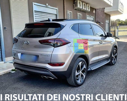 HYUNDAI TUCSON TLE 2015 IN POI PEDANE LATERALI SOTTO PORTA ACCIAIO