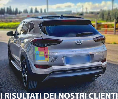 PEDANE LATERALI DESIGN SPORTIVO SOTTO PORTA ACCIAIO HYUNDAI TUCSON TLE 2015+