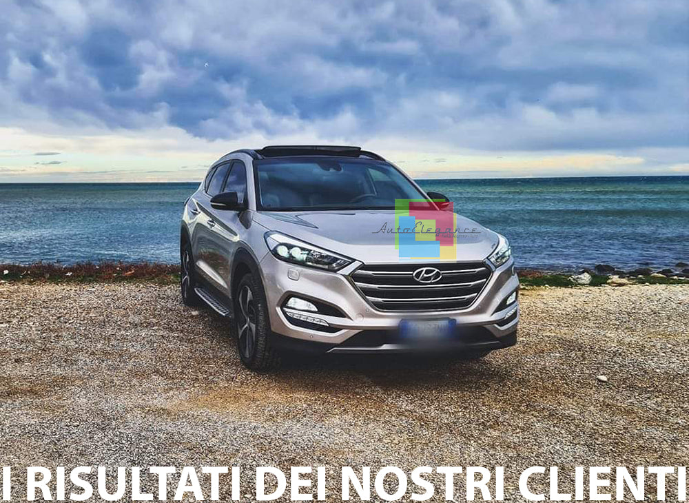 HYUNDAI TUCSON TLE 2015 IN POI PEDANE LATERALI SOTTO PORTA ACCIAIO