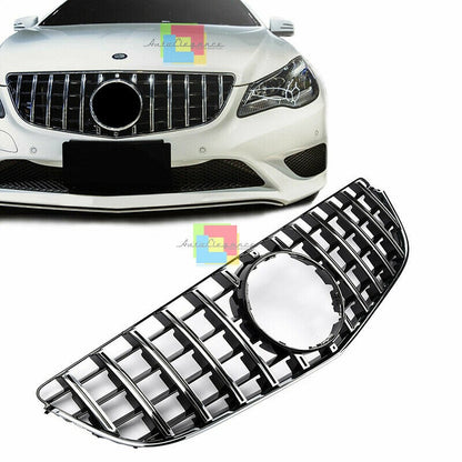 MERCEDES GT LOOK grill e class w207 c207 a207 gloss CHROME FRONT GRILLE 