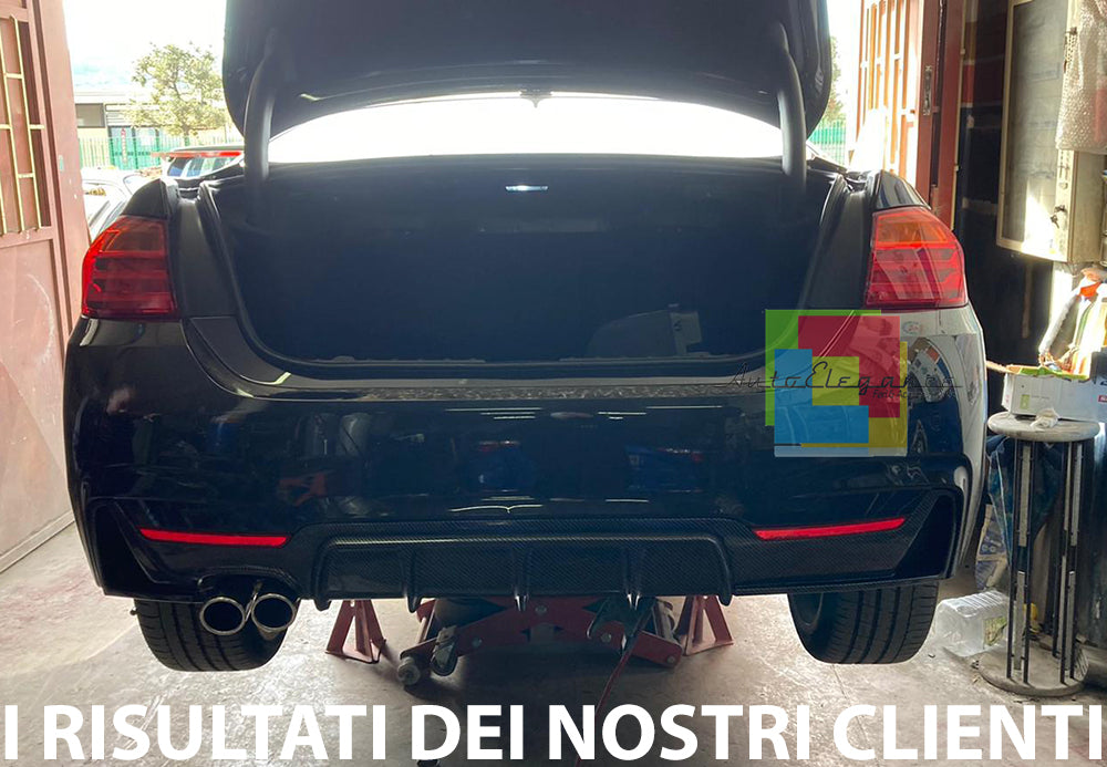 BMW SERIE 4 F32 F33 F36 TERMINALI DI SCARICO CROMATI INOX DOPPIO USCIT