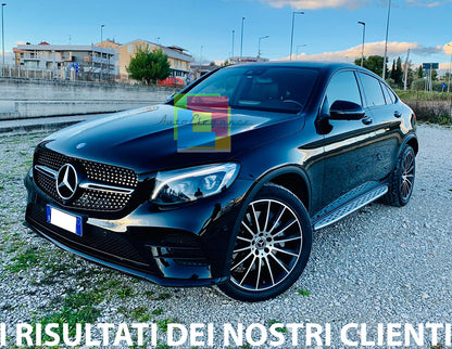PEDANE LATERALI SOTTOPORTA DESIGN AMG PER MERCEDES GLC COUPE C253 2016+