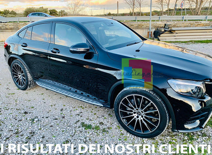 SIDE STEPS MERCEDES GLC COUPE C253 2015+ AMG SPORT DESIGN DOOR SILLS