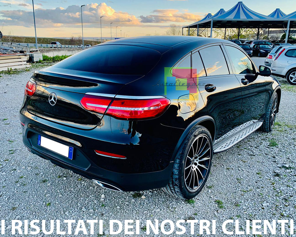 PEDANE LATERALI SOTTOPORTA DESIGN AMG PER MERCEDES GLC COUPE C253 2016+