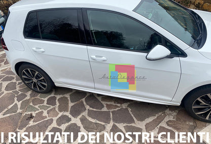 VW GOLF 7 VII from 2012+ SPORTS SIDE SKIRTS UNDER THE DOOR IN ABS / PLASTIC