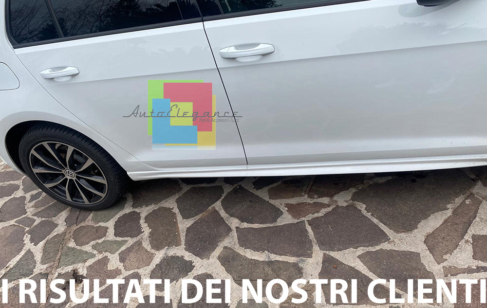 VW GOLF 7 VII from 2012+ SPORTS SIDE SKIRTS UNDER THE DOOR IN ABS / PLASTIC