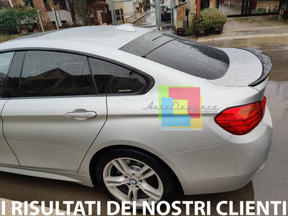 BMW 4 F36 GRAN COUPE SPOILER SUL COFANO NERO LUCIDO LOOK M4 AUTOELEGANCERICAMBI