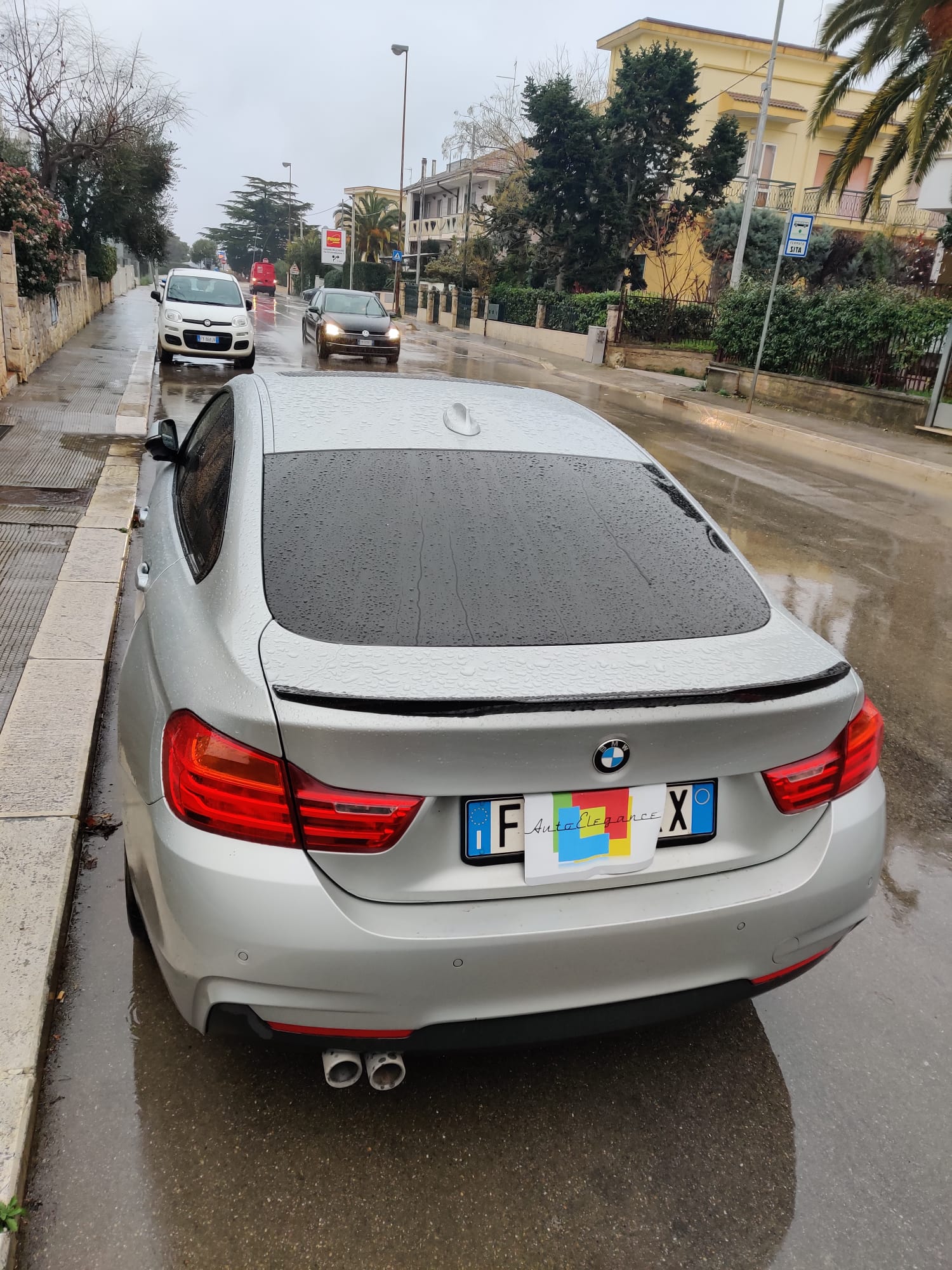 BMW SERIE 4 F36 GRAN COUPE SPOILER POSTERIORE COFANO ABS LOOK M4 AUTOELEGANCERICAMBI