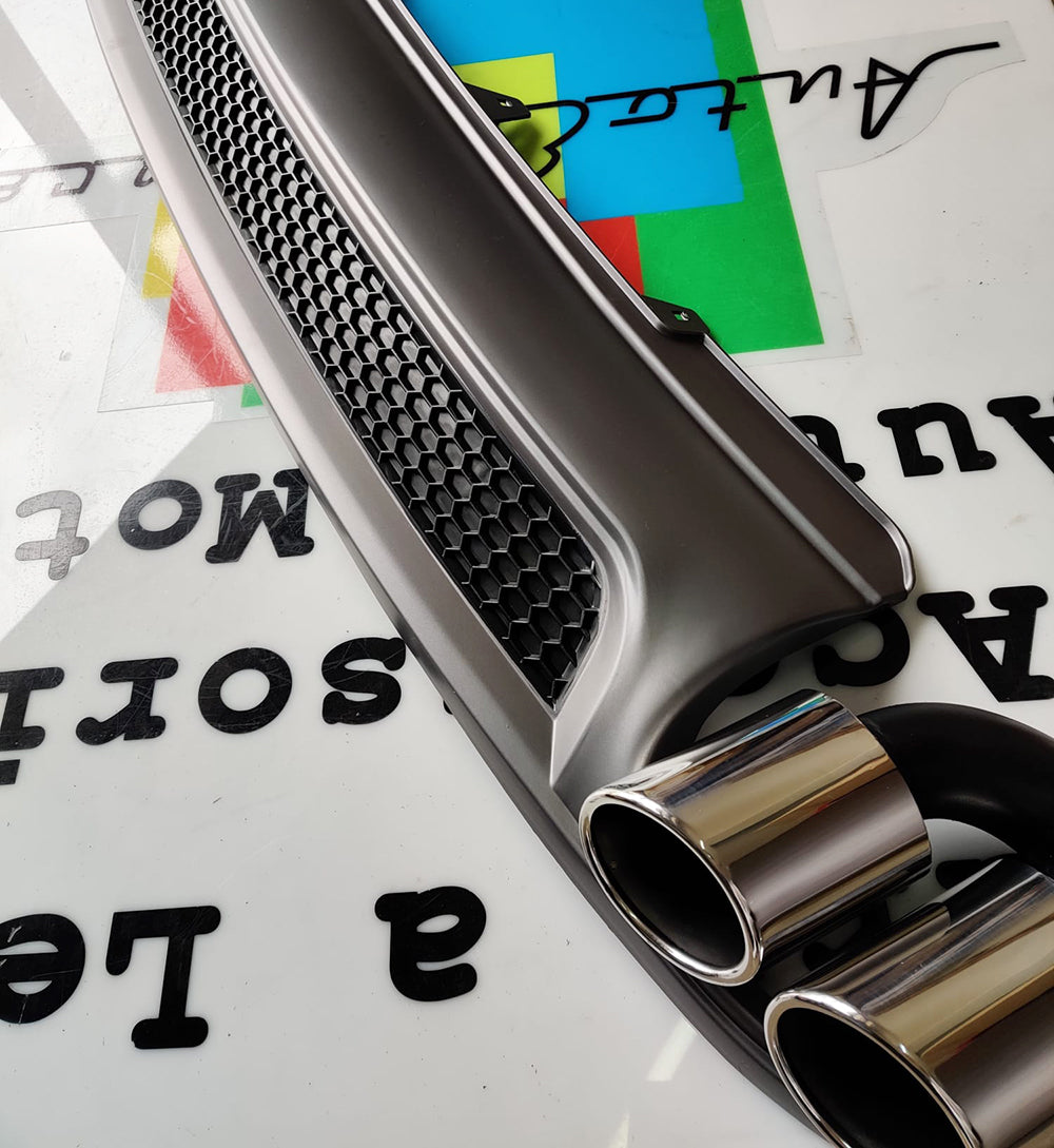 SOTTO PARAURTI AUDI A4 B8 8K 2007-2012 DIFFUSORE POSTERIORE S4 SLINE + TERMINALI