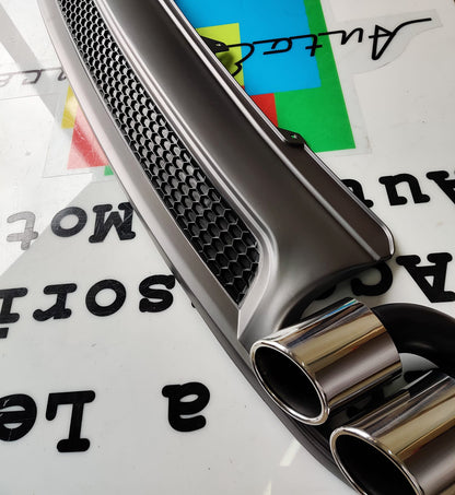 SOTTO PARAURTI AUDI A4 B8 8K 2007-2012 DIFFUSORE POSTERIORE S4 SLINE + TERMINALI