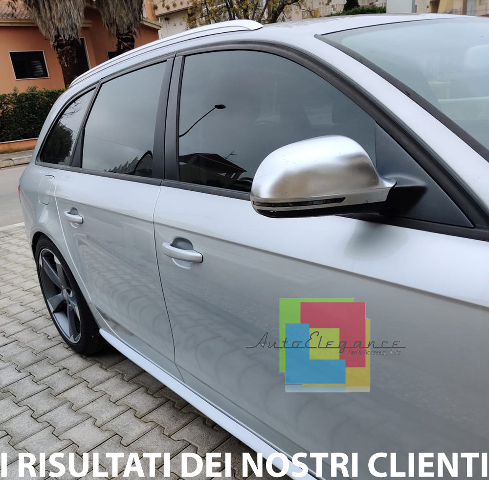COPERTURE SATINATE SPECCHI AUDI A4 B8 CALOTTE ADATTE PER FRECCIA A LED AUTOELEGANCERICAMBI