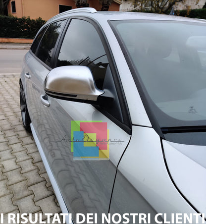 COPERTURE SATINATE SPECCHI AUDI A4 B8 CALOTTE ADATTE PER FRECCIA A LED AUTOELEGANCERICAMBI