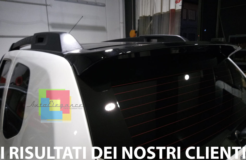 DACIA DUSTER 4x4 4x2 2010+ SPOILER POSTERIORE SUL TETTO IN ABS -. AUTOELEGANCERICAMBI