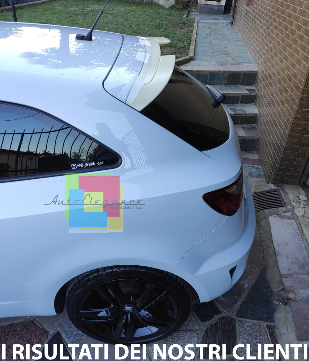 SEAT IBIZA 6J 3 PORTE 2008-2017 SPOILER POSTERIORE SUL TETTO IN ABS LOOK CUPRA