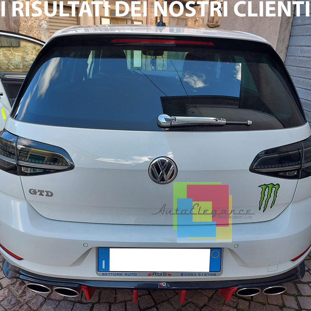 VW GOLF 7 7.5 VII 2012-2019 BLACK DYNAMIC LED REAR LIGHTS