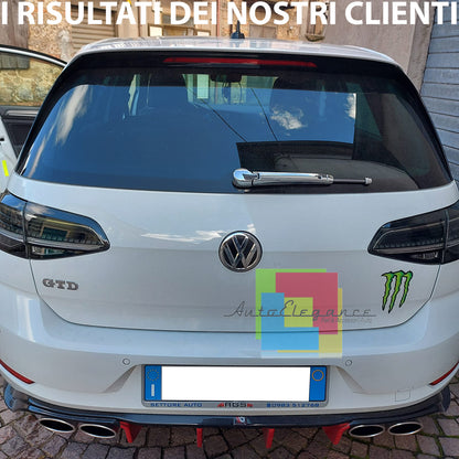 VW GOLF 7 7.5 VII 2012-2019 BLACK DYNAMIC LED REAR LIGHTS