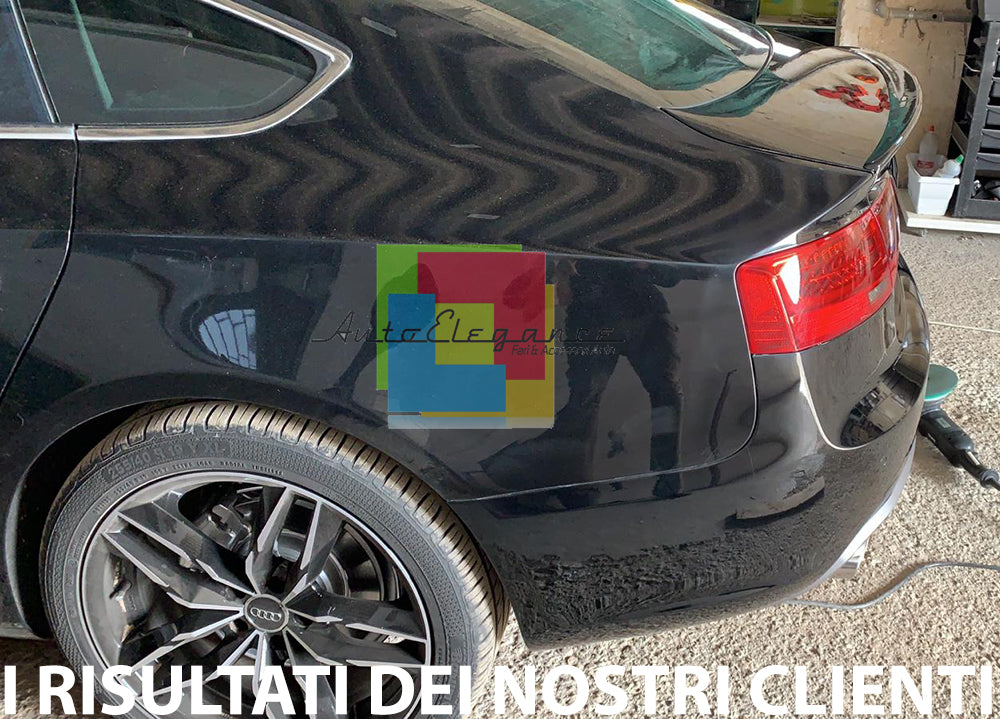 AUDI A5 8T COUPE 3 PORTE 07-15 SPOILER POSTERIORE COFANO LOOK SLINE S5 - ABS - AUTOELEGANCERICAMBI