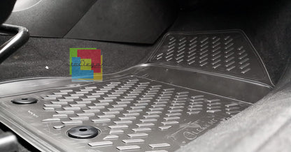 SET TAPPETINI INTERNI AUTO IN GOMMA SU MISURA FIAT 500X 2014+TAPPETI -AT-