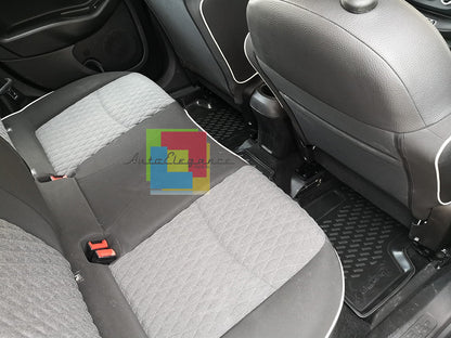 SET TAPPETINI INTERNI AUTO IN GOMMA SU MISURA FIAT 500X 2014+TAPPETI -AT-