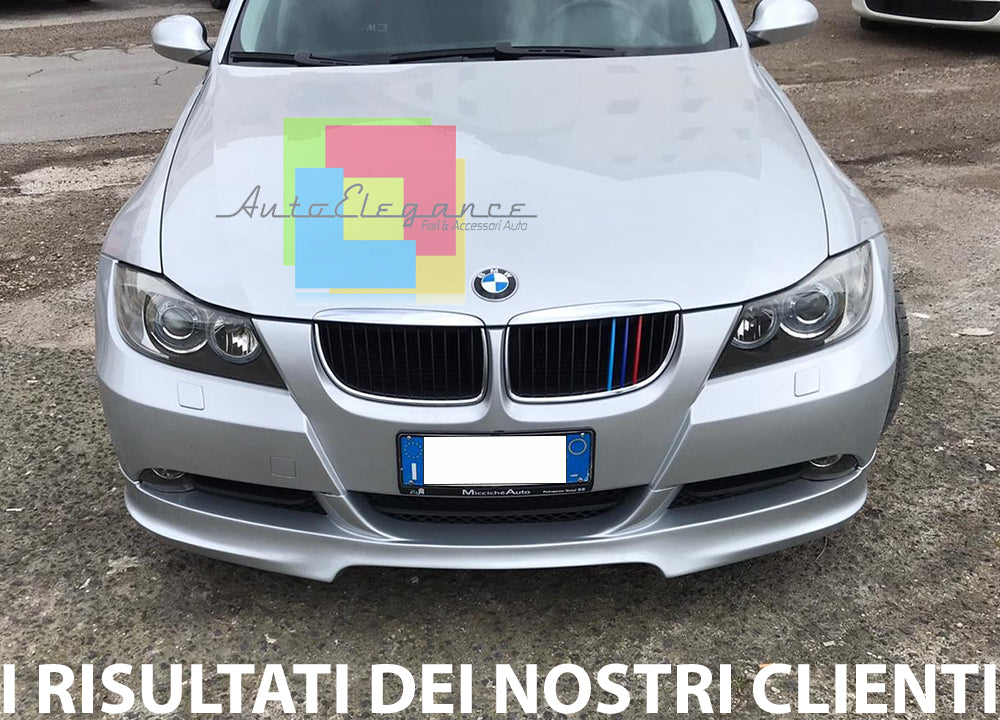 SPOILER SOTTO PARAURTI ANTERIORE BMW SERIE 3 E90 E91 2004-2008 DESIGN SPORTIVO -