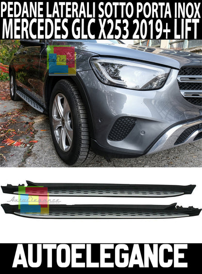PEDANE LATERALI MERCEDES GLC X253 LIFT 2019+ SOTTOPORTA DESIGN SPORTIVO AMG