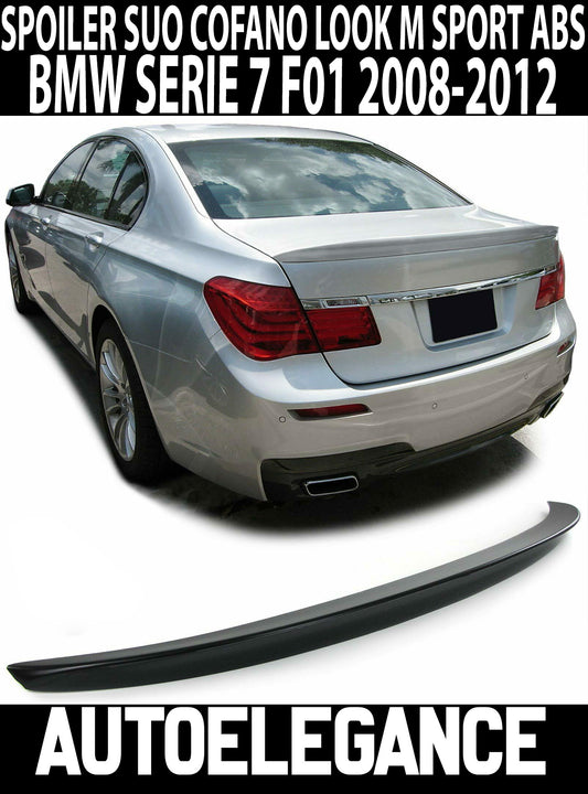 BMW SERIE 7 F01 2008-2012 SPOILER POSTERIORE COFANO M LOOK SPORTIVO ABS AUTOELEGANCERICAMBI