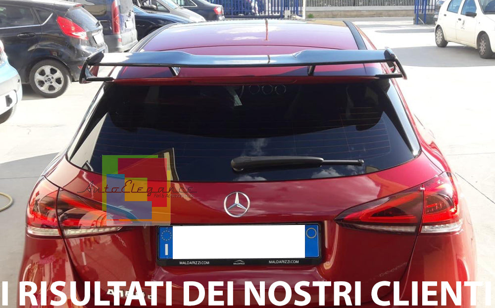 MERCEDES A-CLASS W177 2018+ AMG REAR SPOILER ROOF ABS/PLASTIC BLACK 0032